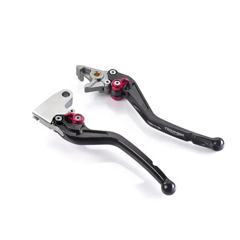 cnc machined adjustable lever black triumph|triumph adjustable lever kit.